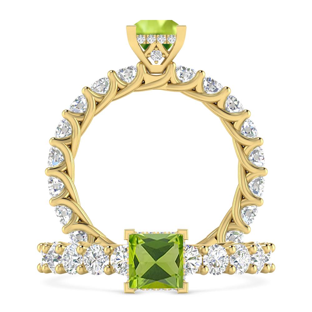 Yellow Gold - Peridot