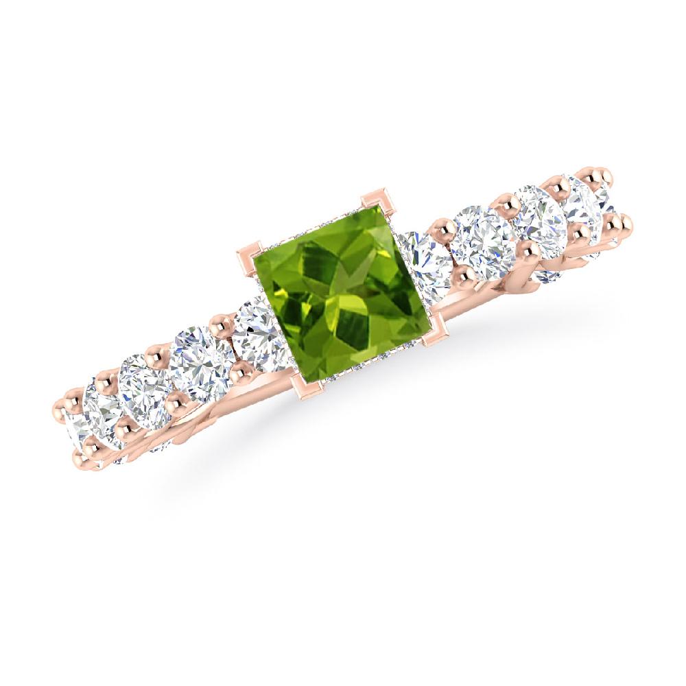 Rose Gold - Peridot