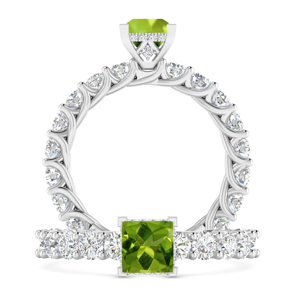 White Gold - Peridot