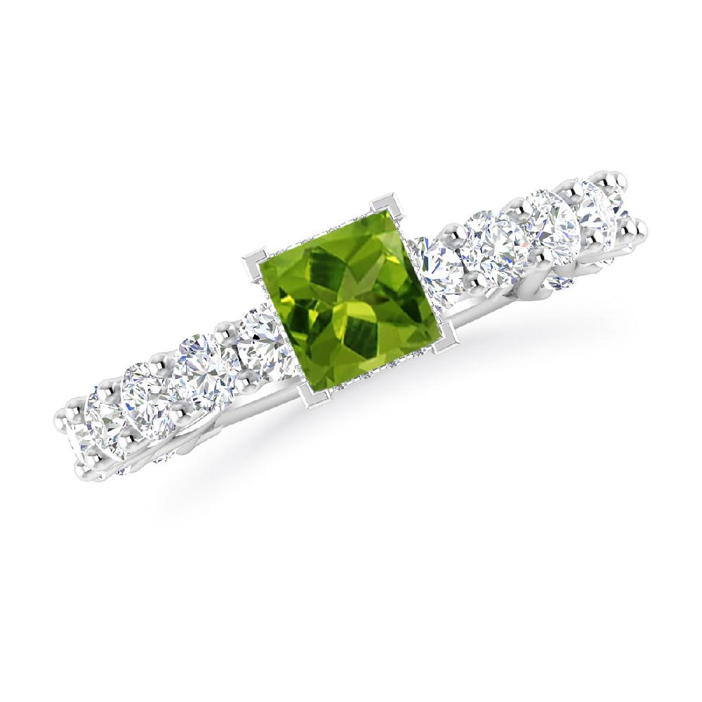 White Gold - Peridot