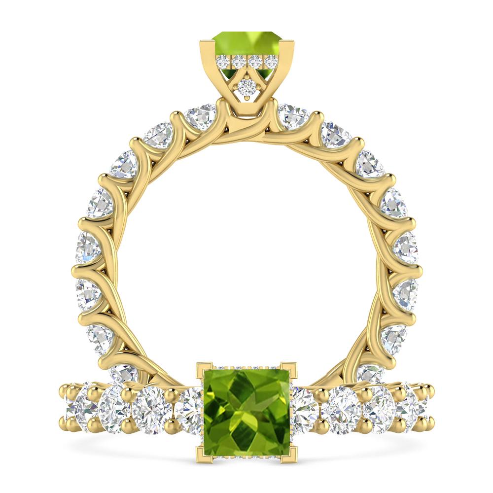 Yellow Gold - Peridot