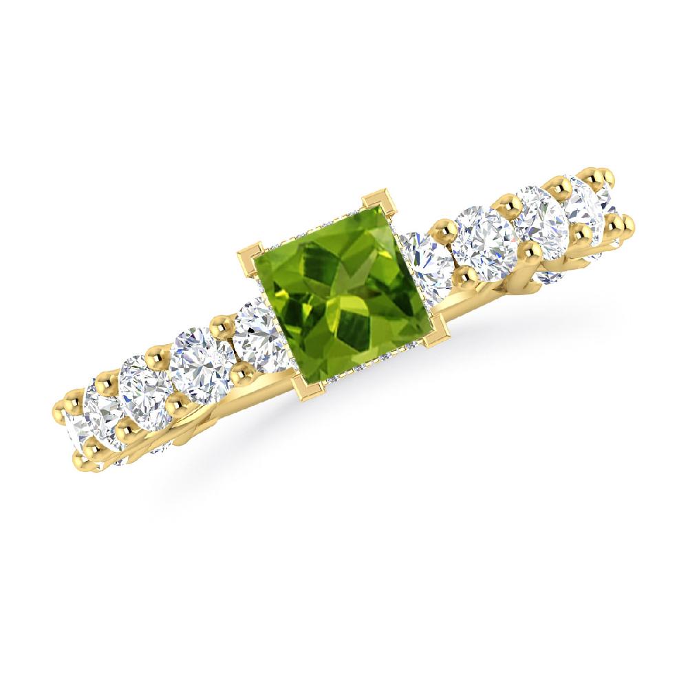 Yellow Gold - Peridot