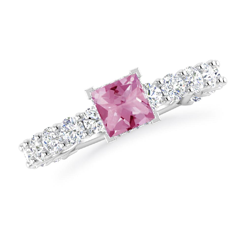 White Gold - Pink Tourmaline