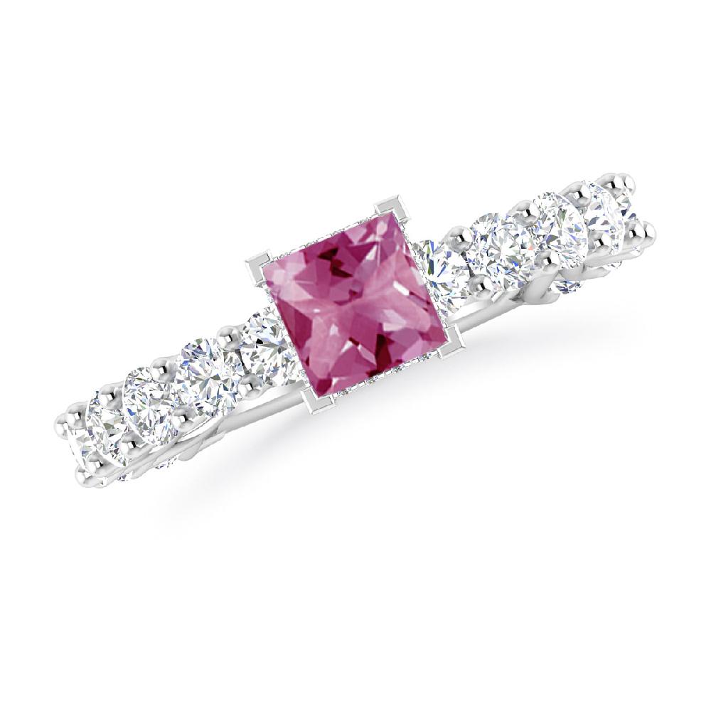 White Gold - Pink Tourmaline