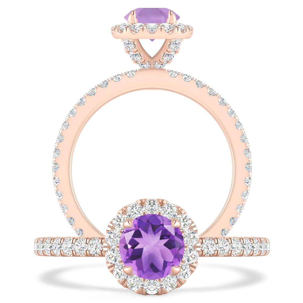 Rose Gold - Amethyst