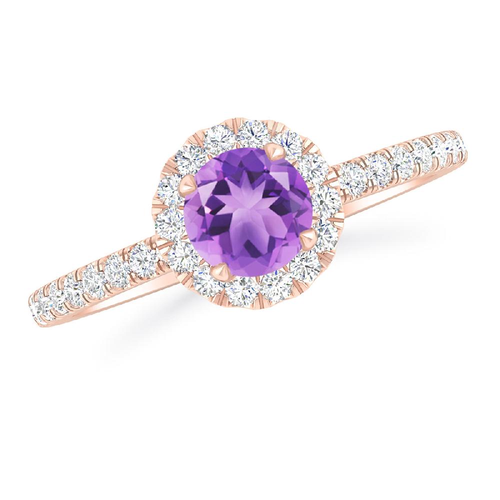 Rose Gold - Amethyst