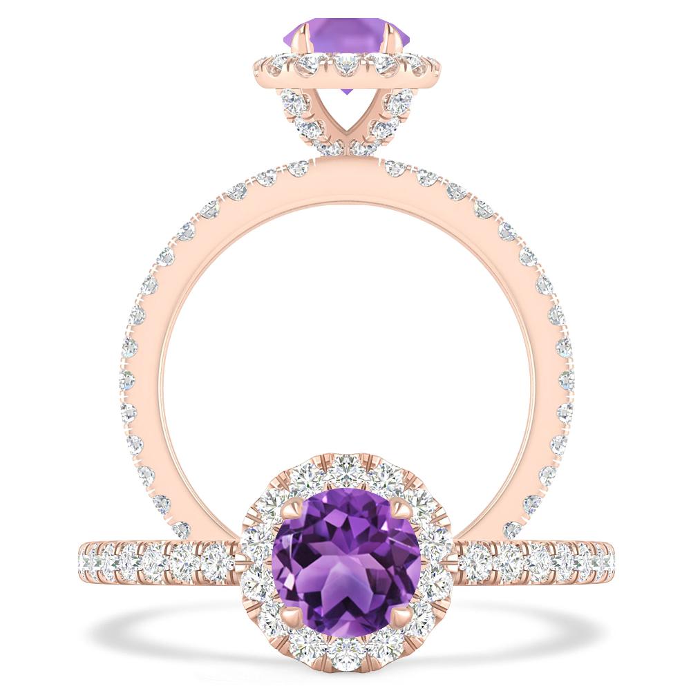 Rose Gold - Amethyst