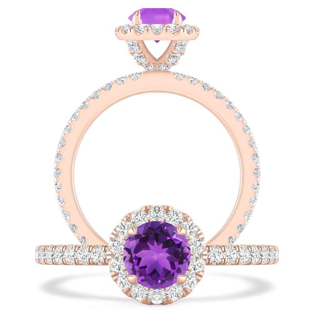 Rose Gold - Amethyst