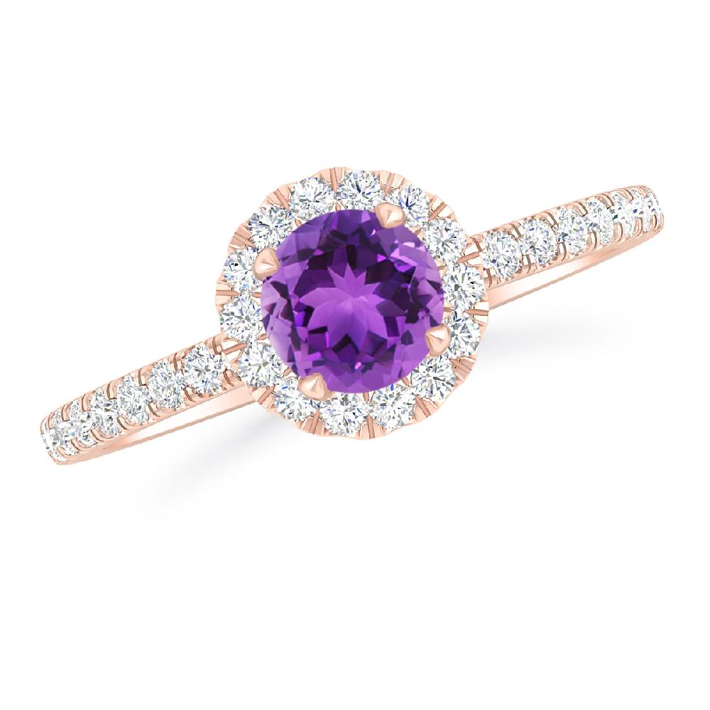 Rose Gold - Amethyst