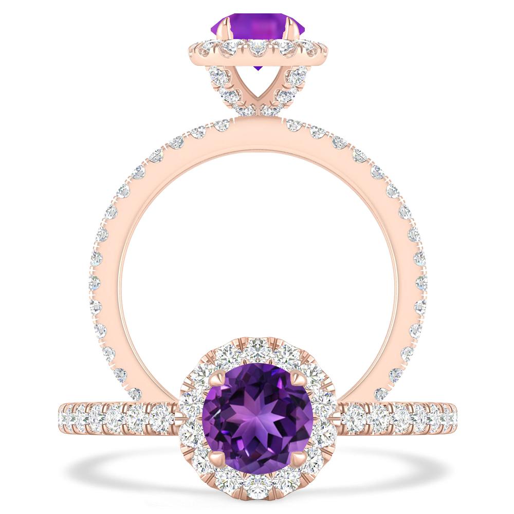 Rose Gold - Amethyst