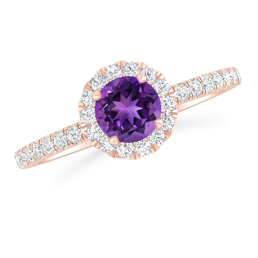 Rose Gold - Amethyst