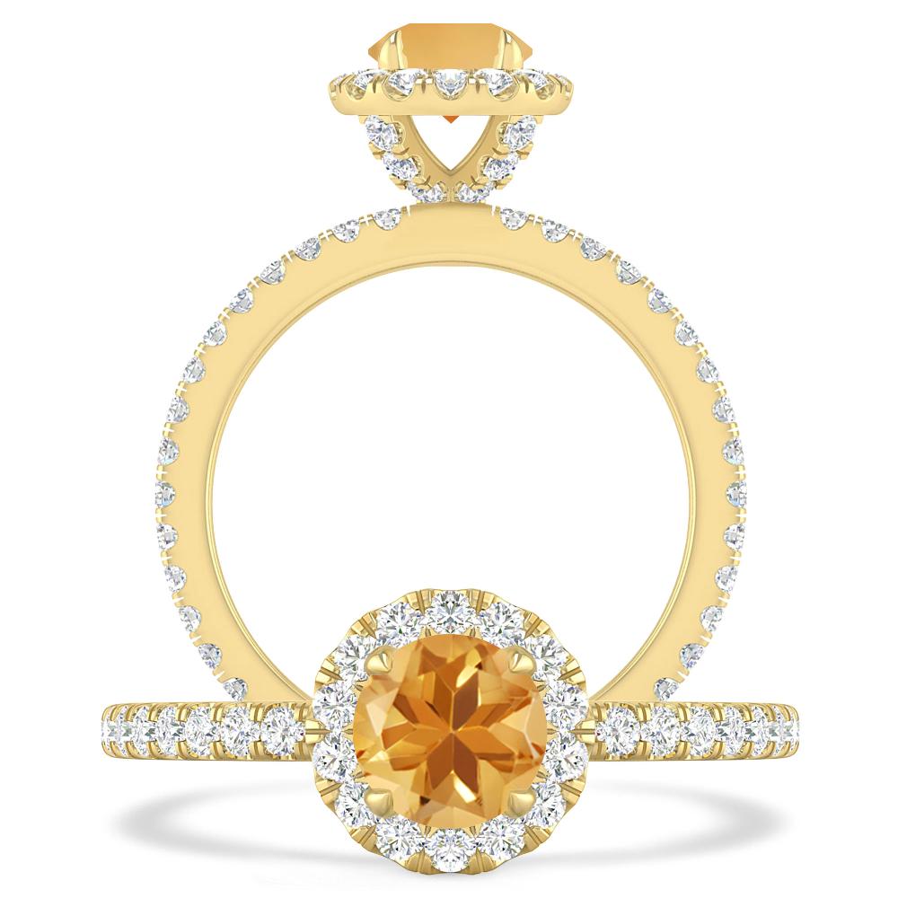 Yellow Gold - Citrine