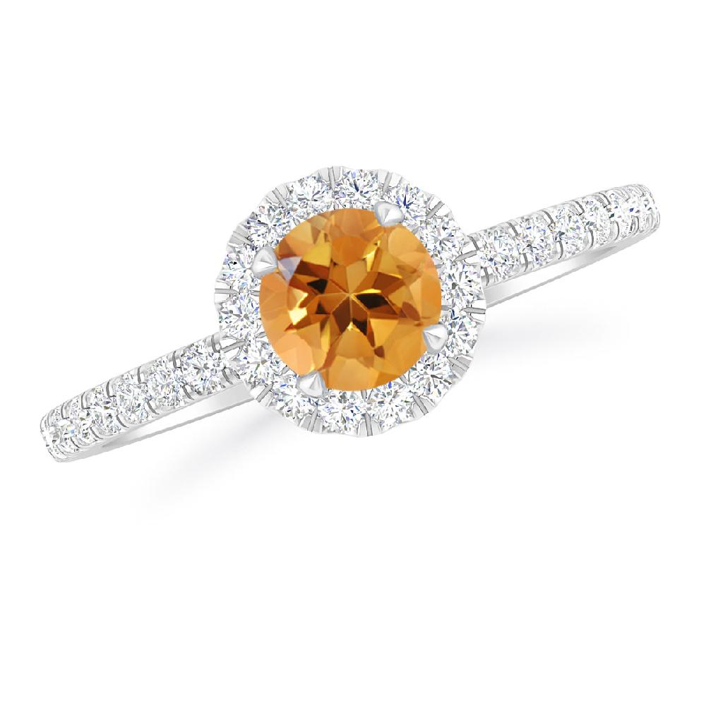 White Gold - Citrine