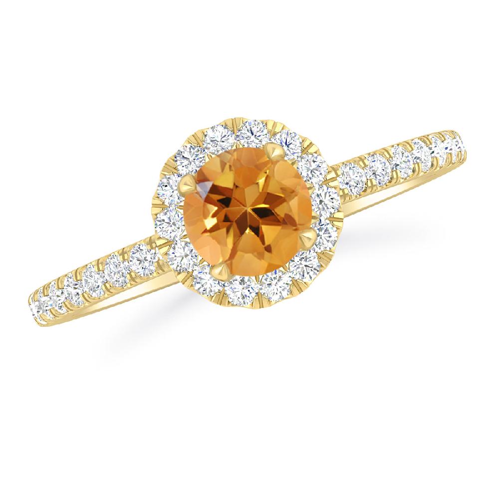 Yellow Gold - Citrine