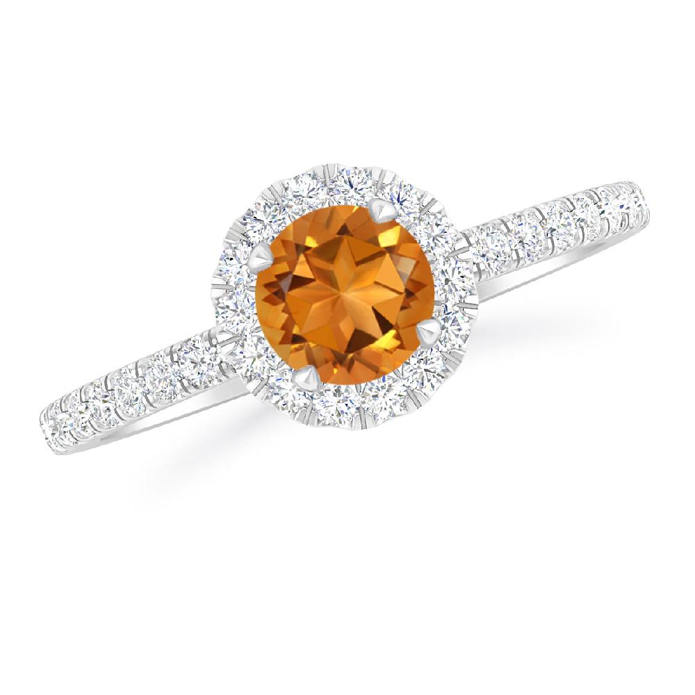 White Gold - Citrine