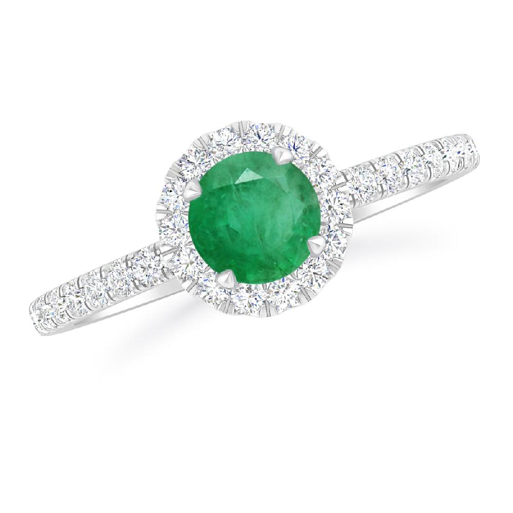 White Gold - Emerald