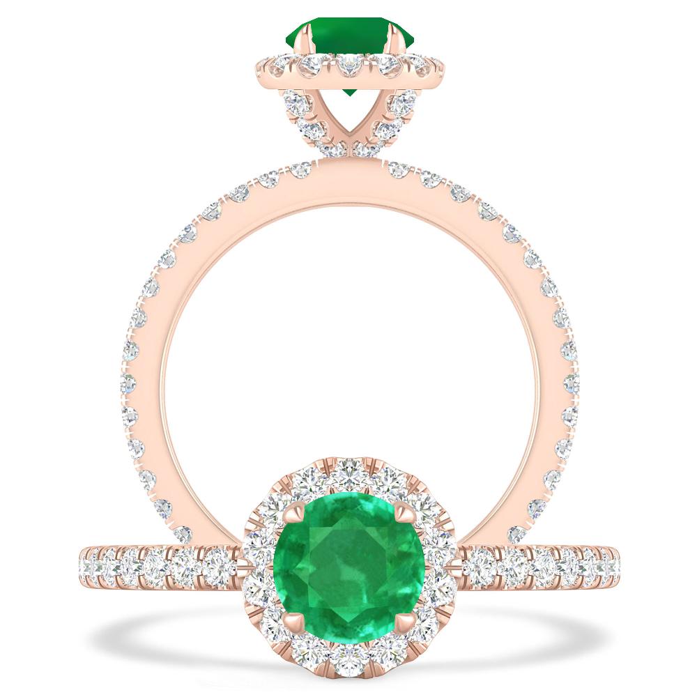 Rose Gold - Emerald