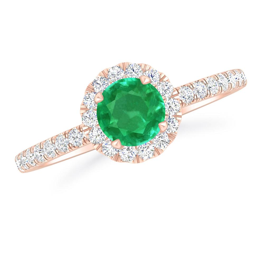 Rose Gold - Emerald