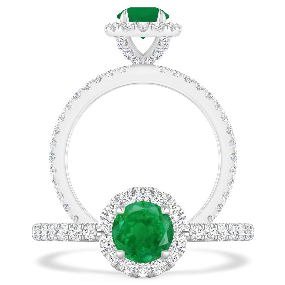 White Gold - Emerald