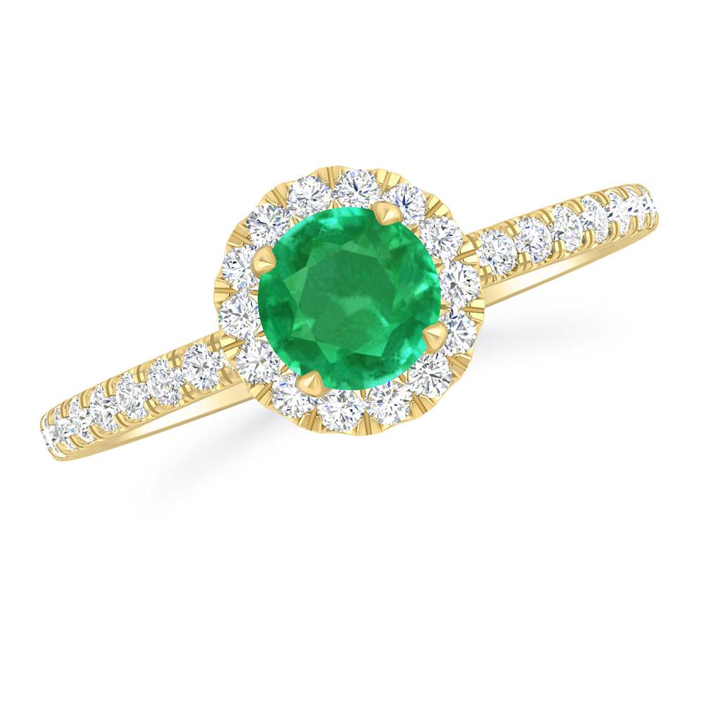 Yellow Gold - Emerald