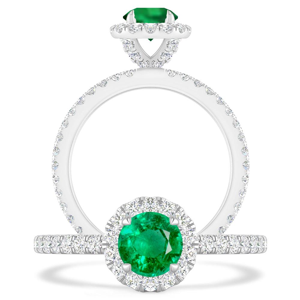 White Gold - Emerald