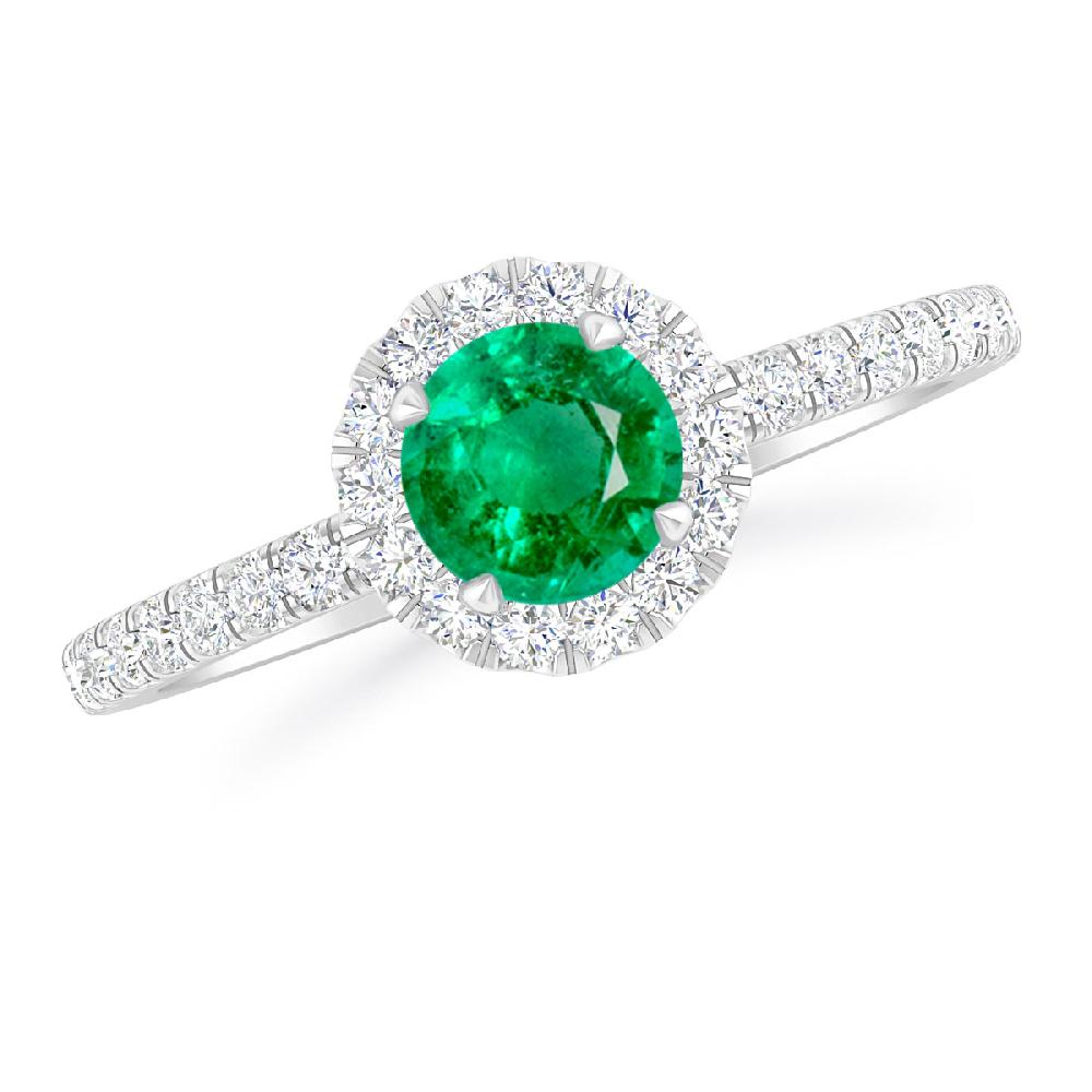 White Gold - Emerald