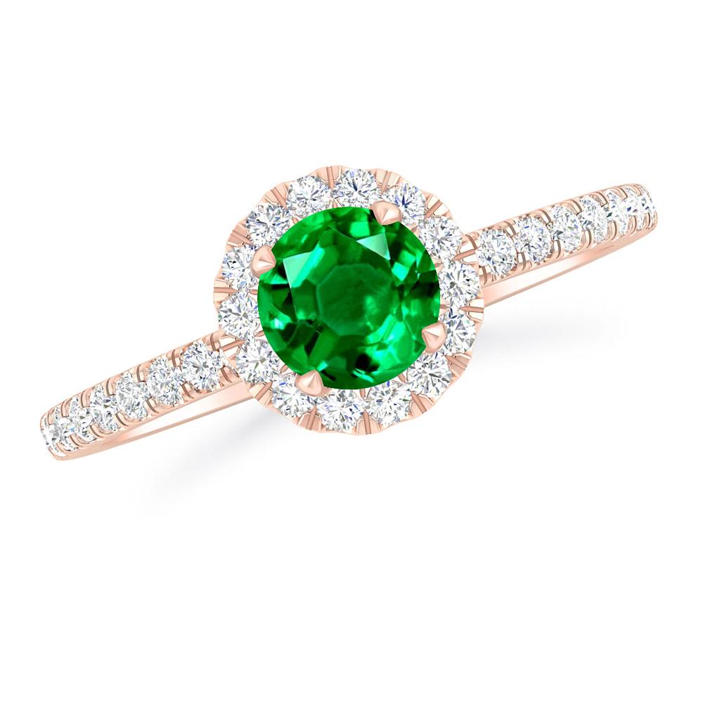 Rose Gold - Emerald