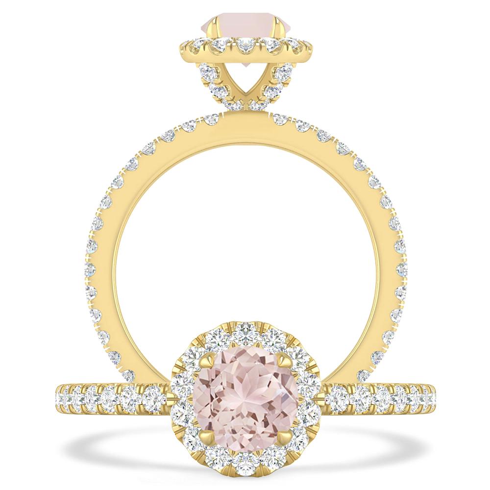 Yellow Gold - Morganite