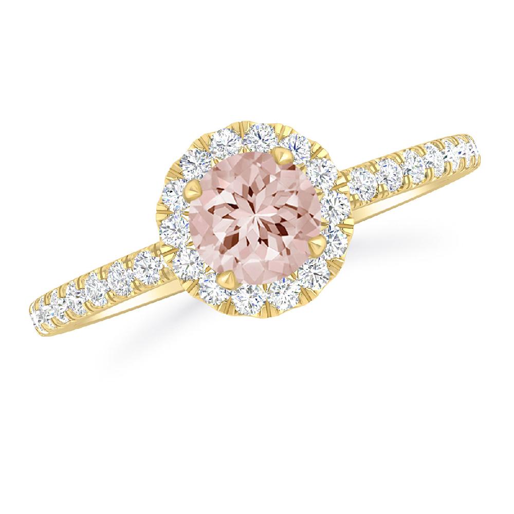 Yellow Gold - Morganite