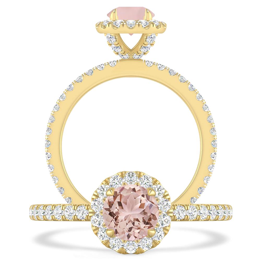 Yellow Gold - Morganite