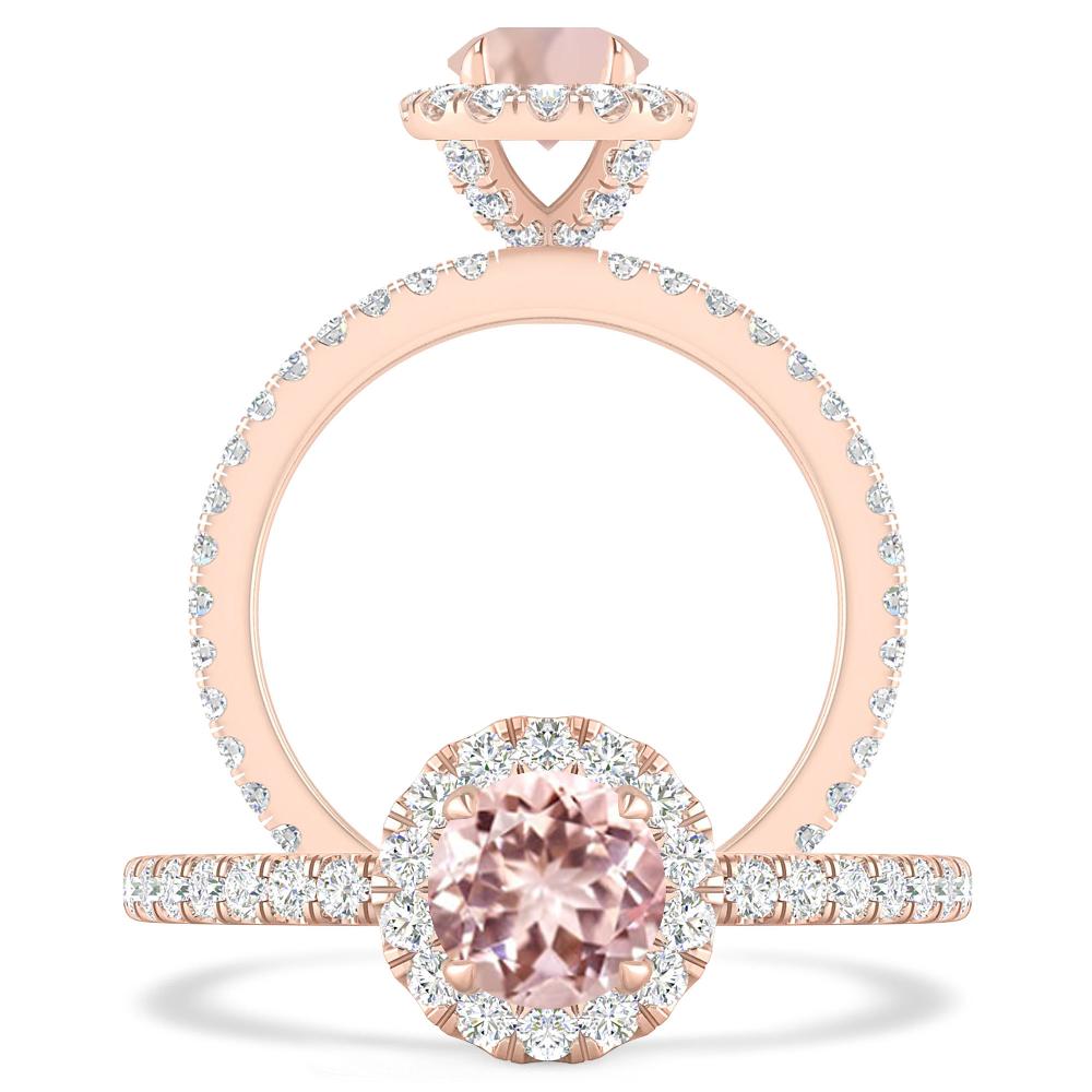 Rose Gold - Morganite