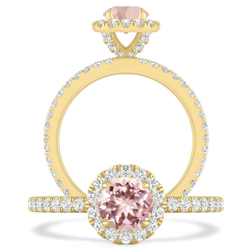 Yellow Gold - Morganite