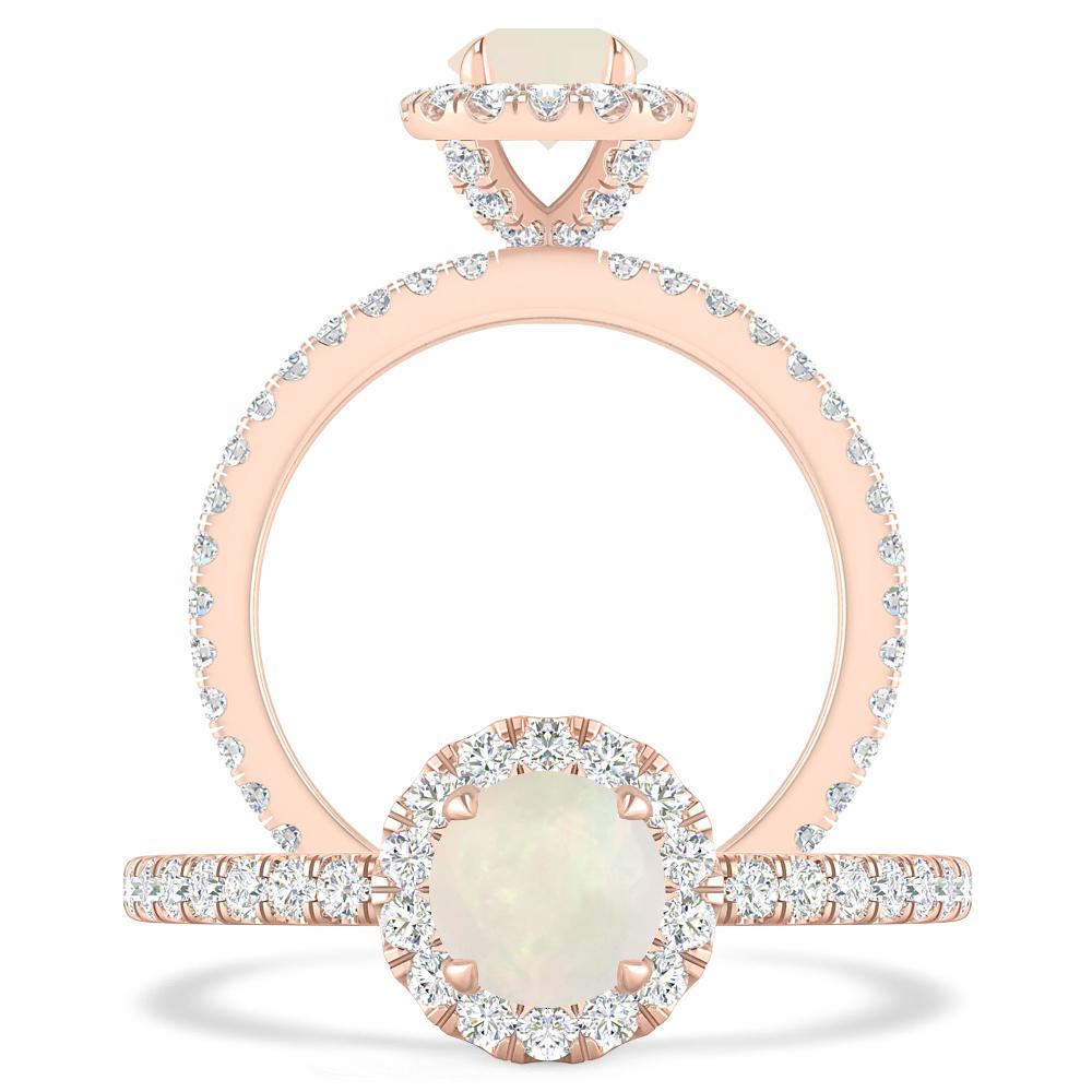 Rose Gold - Opal