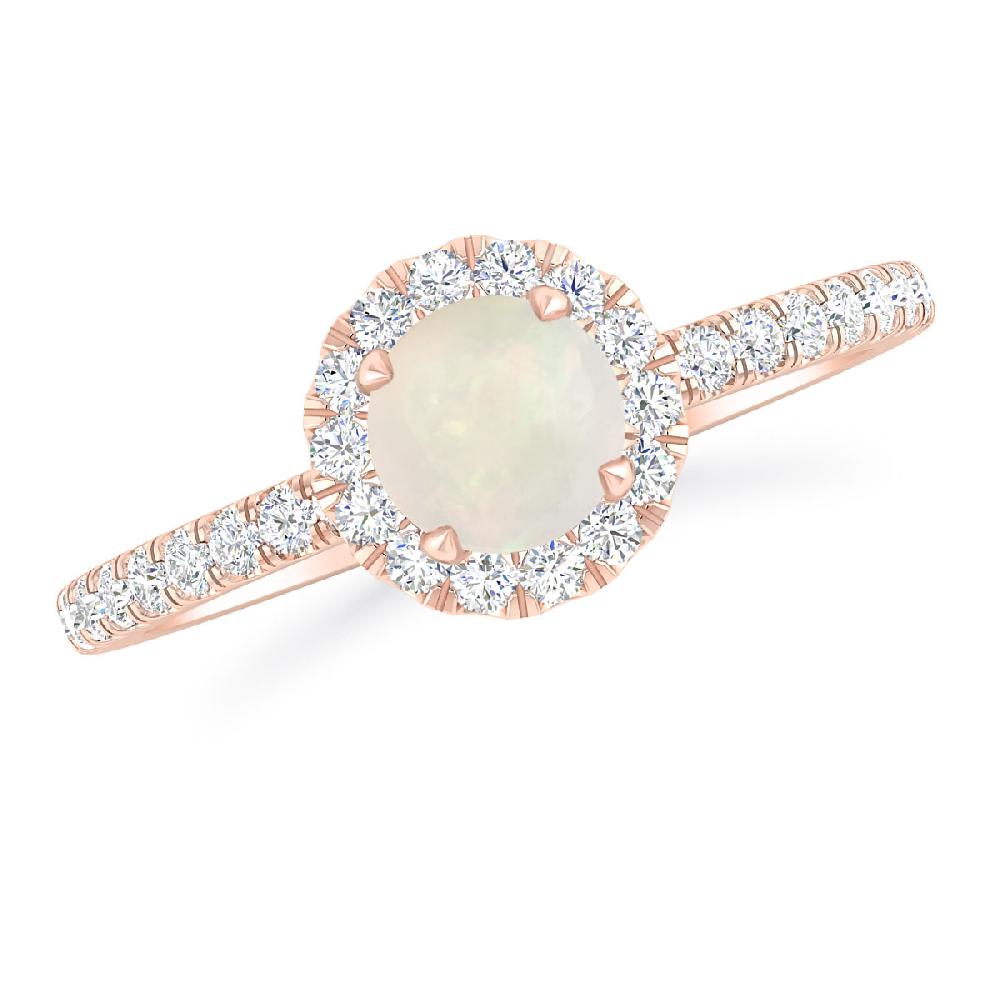 Rose Gold - Opal