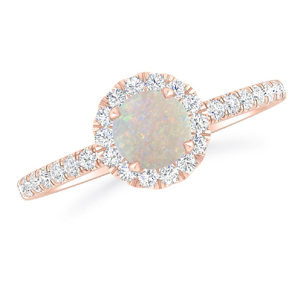 Rose Gold - Opal