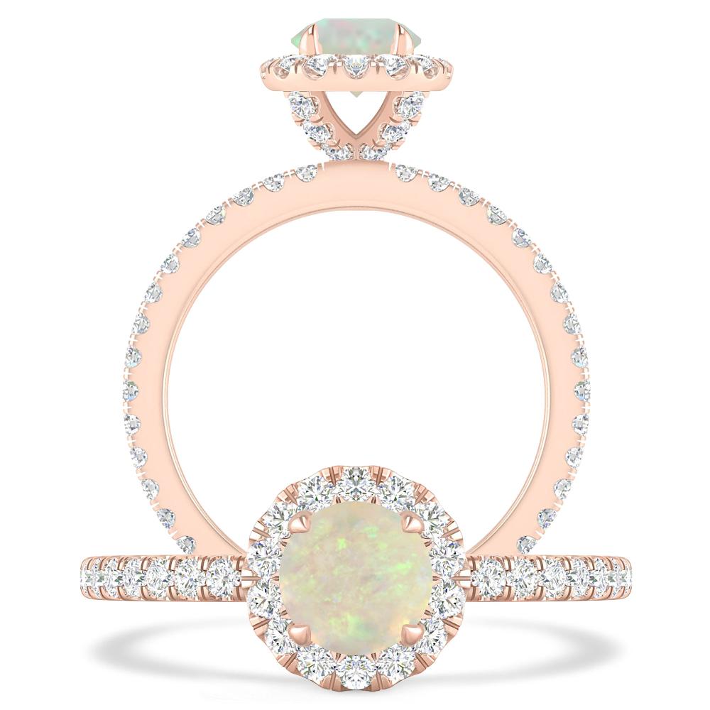 Rose Gold - Opal