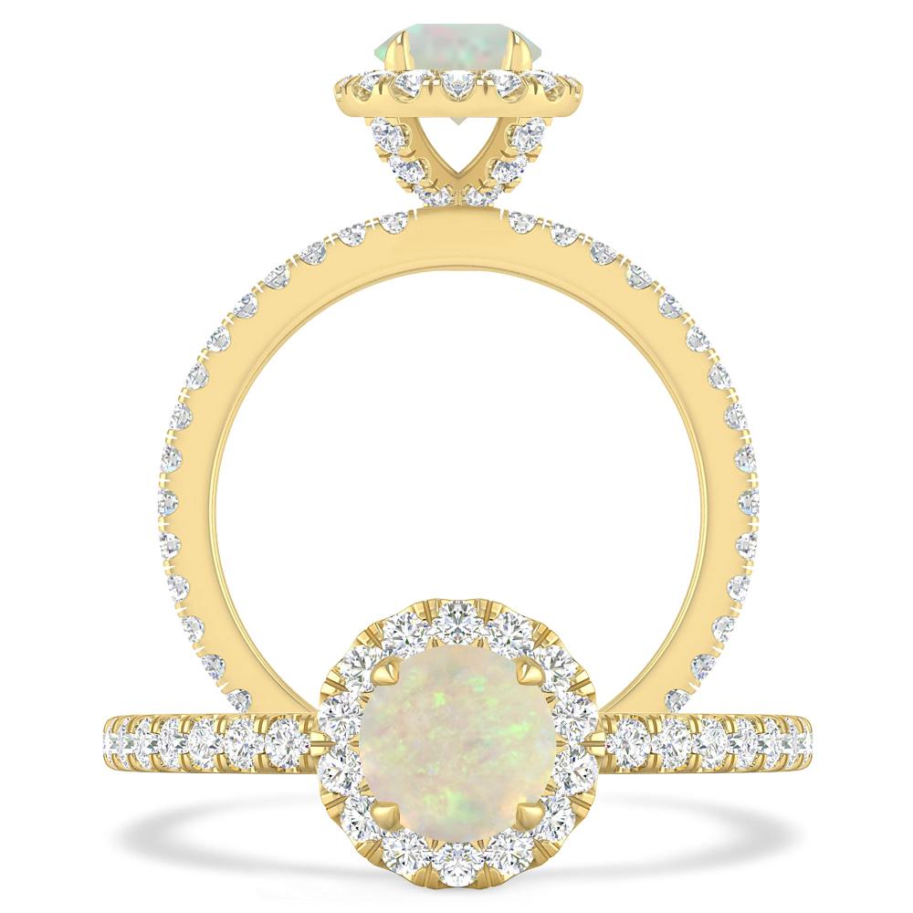 Yellow Gold - Opal