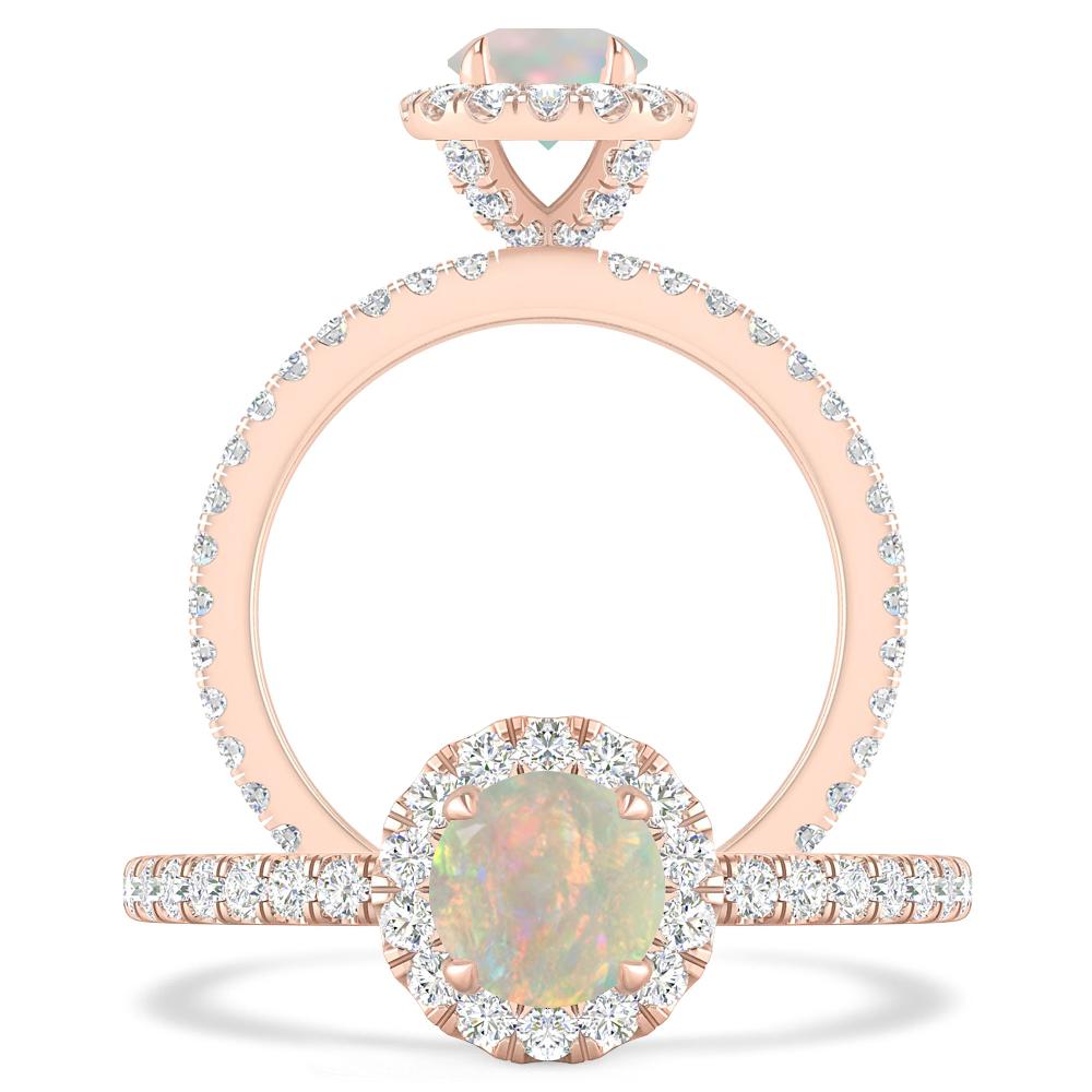 Rose Gold - Opal