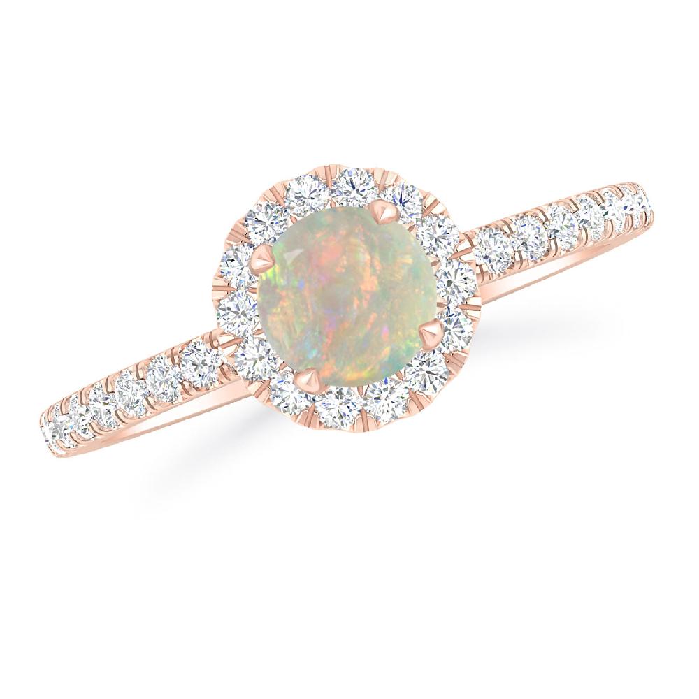 Rose Gold - Opal