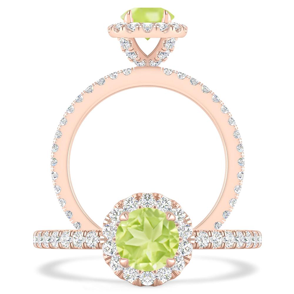 Rose Gold - Peridot