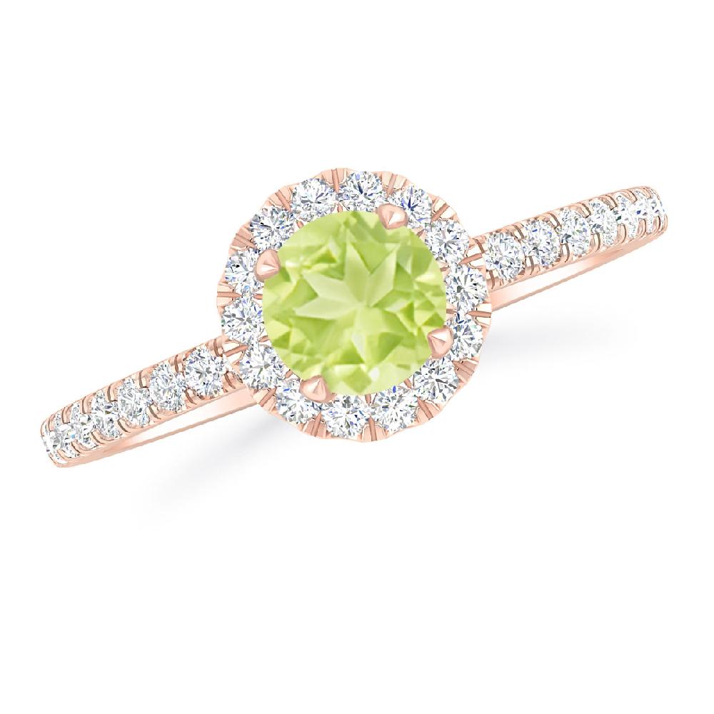 Rose Gold - Peridot