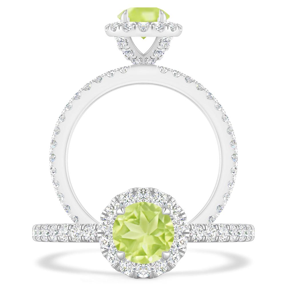 White Gold - Peridot