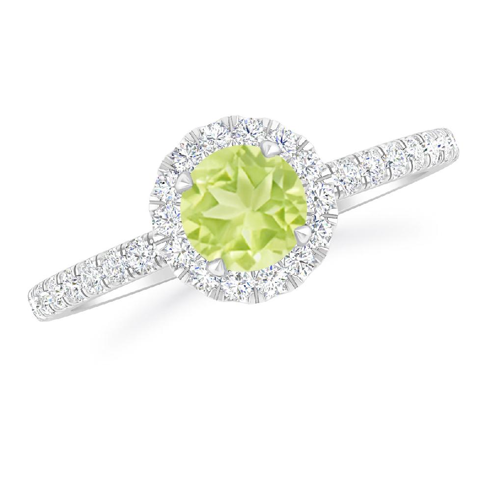 White Gold - Peridot