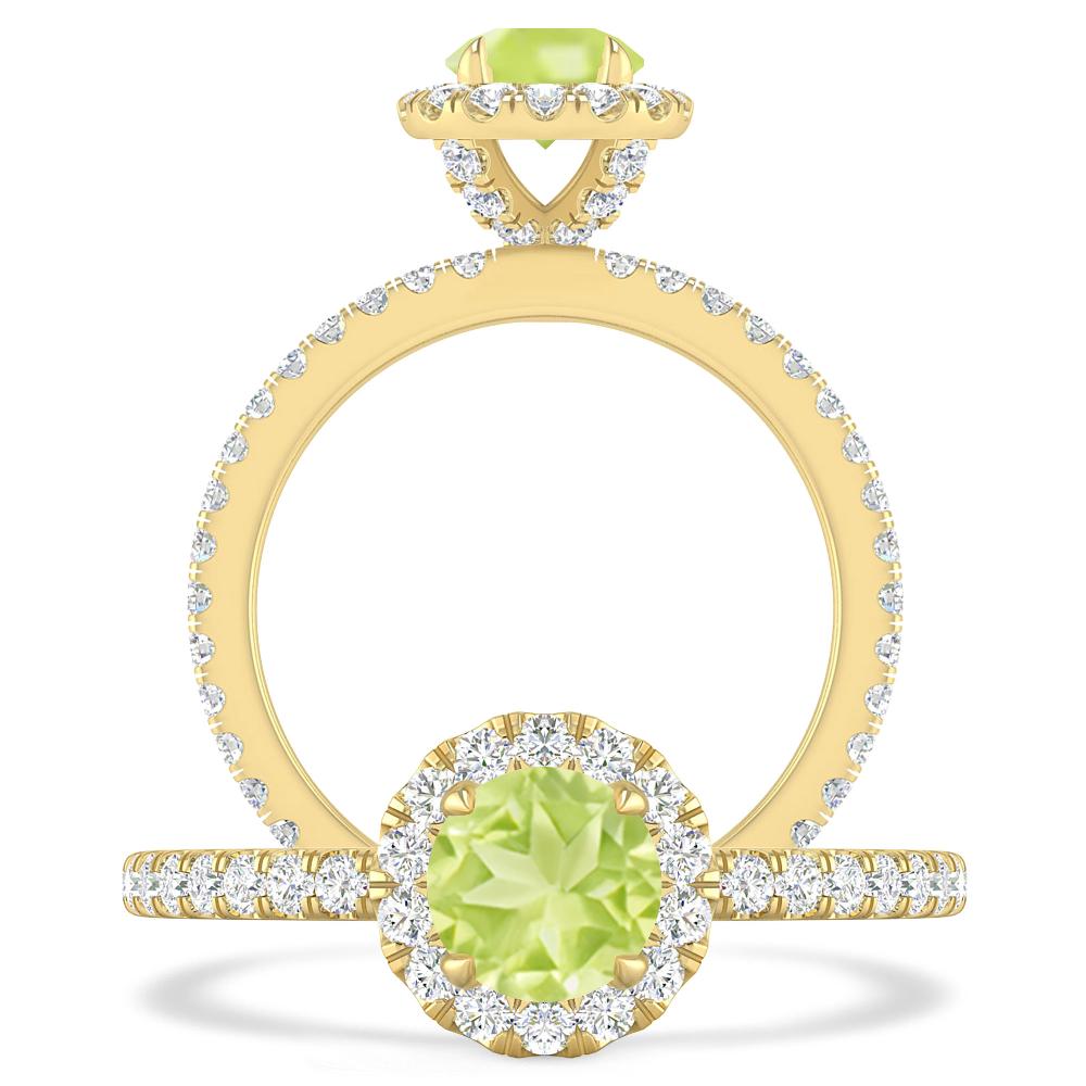 Yellow Gold - Peridot