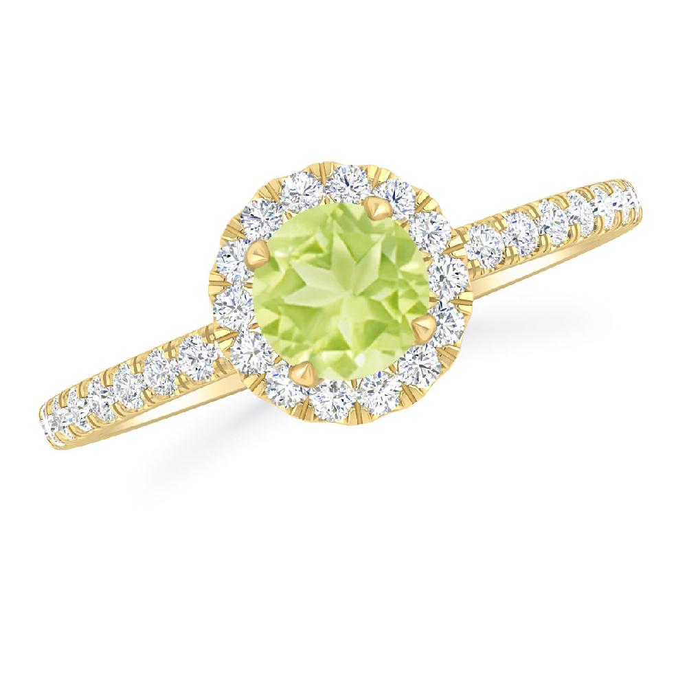 Yellow Gold - Peridot