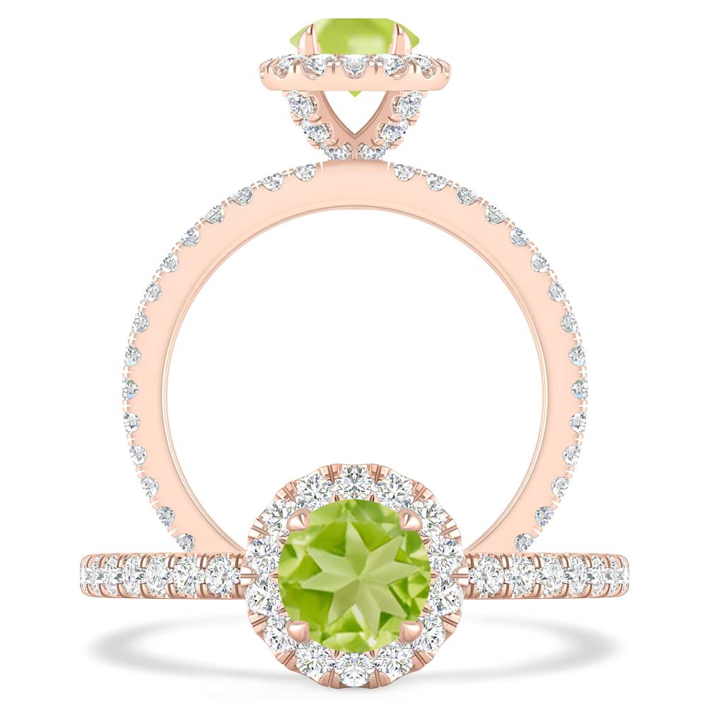 Rose Gold - Peridot