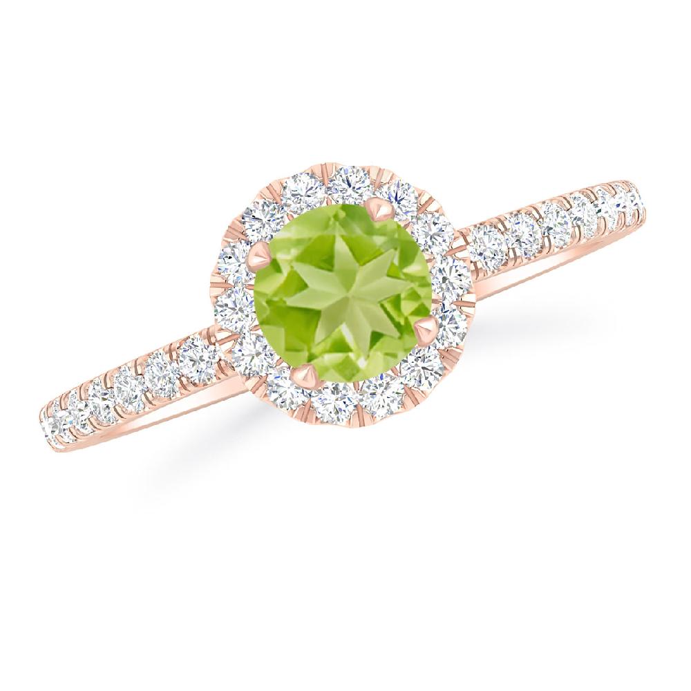 Rose Gold - Peridot