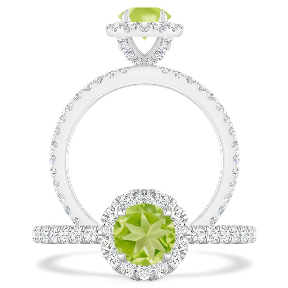 White Gold - Peridot