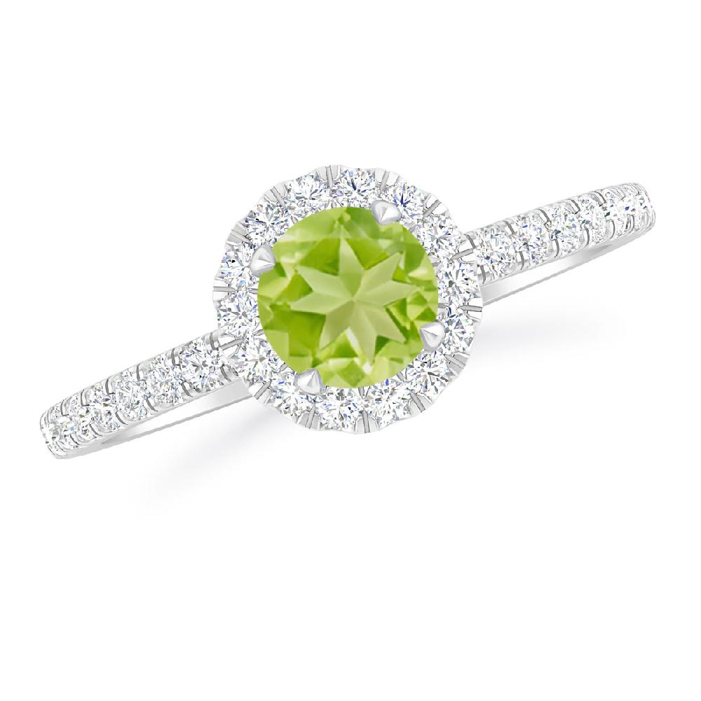 White Gold - Peridot