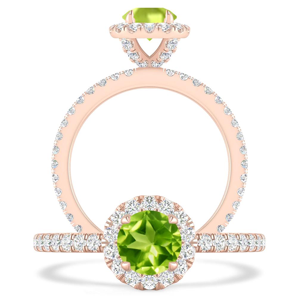 Rose Gold - Peridot